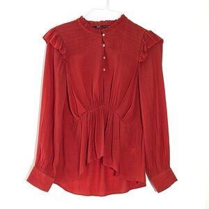 Zara Women’s Ruffle Sleeves Blouse